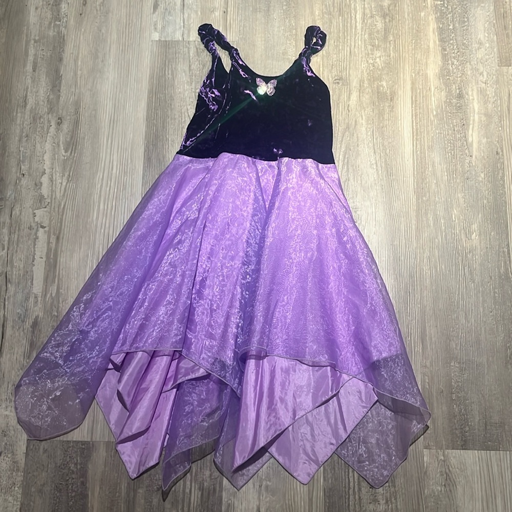 purple butterfly costume dress